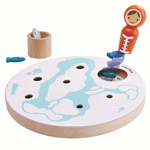 Настольная игра деревянная - Подлёдная рыбалка (Plan Toys, 4630k)